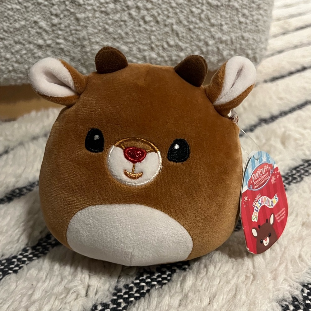 Rudolph the Red Nosed Reindeer 5 inch Squishmallow NWT